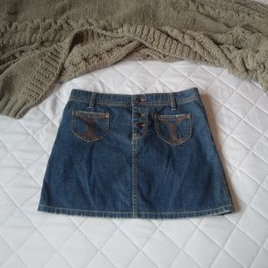 Old Navy Denim Button Up Skirt